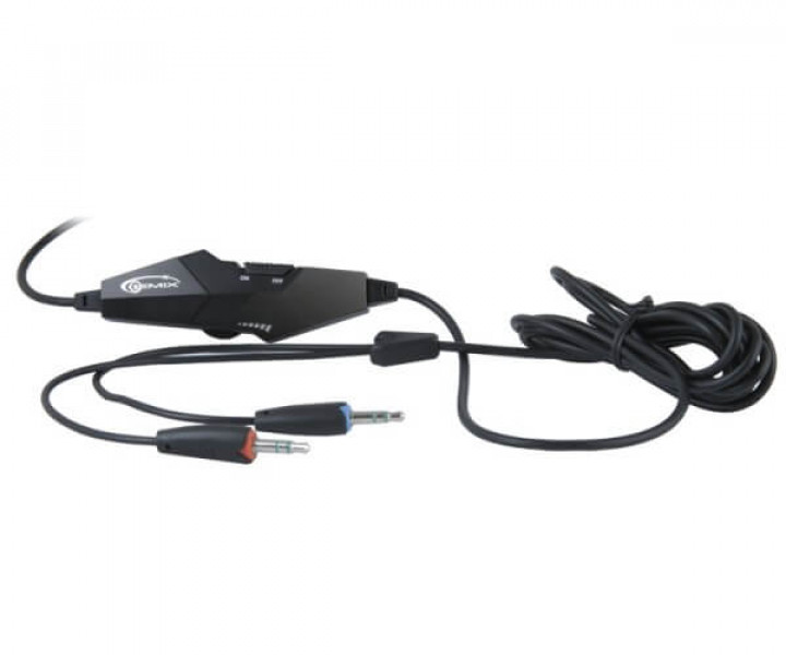 Наушники Gemix W-300 Black/Orange, Mini jack (3.5 мм), накладные, кабель 2 м